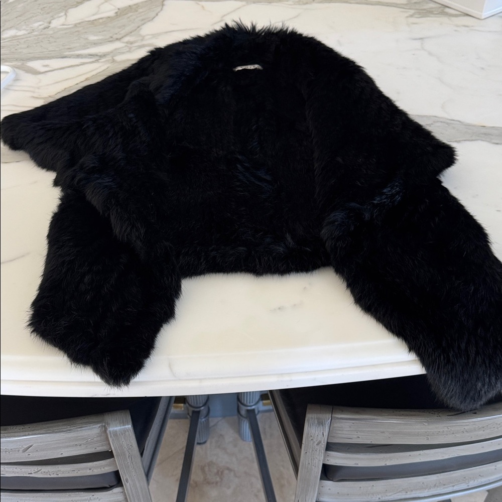 Danier Black Faux Fur Accessory